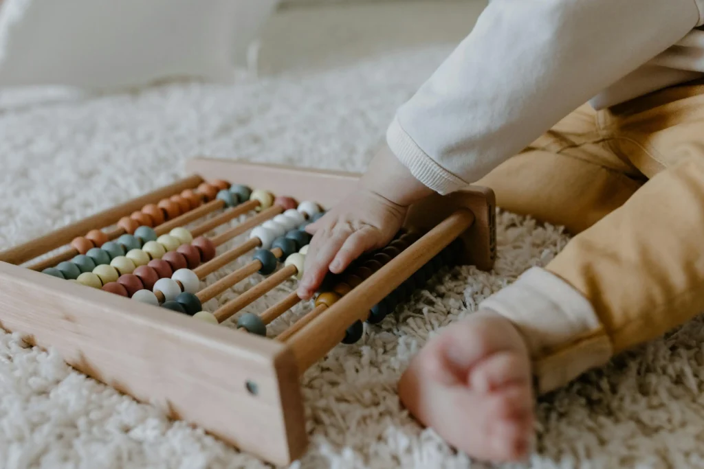 Hands-on sensory play supporting fine motor development in early learning